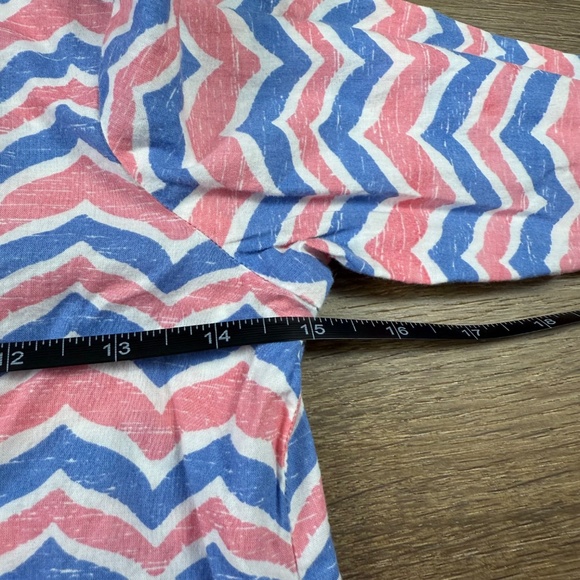 Vineyard Vines Girls Cover-Up, Pink/Blue XS Lightweight Beach Summer Swim, Dress - Picture 2 of 11